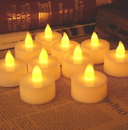 LED Tealight Candles – White 24 Pcs for Diwali Decor | Indo Glow - Image 6